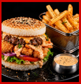Crispy Rice Burger mixte